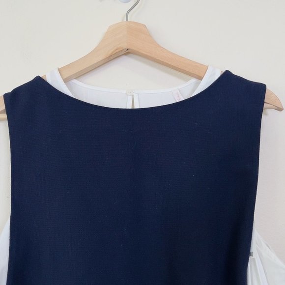 🔖🏷️ NWT Zara Navy Color Combination Top - Picture 4 of 12